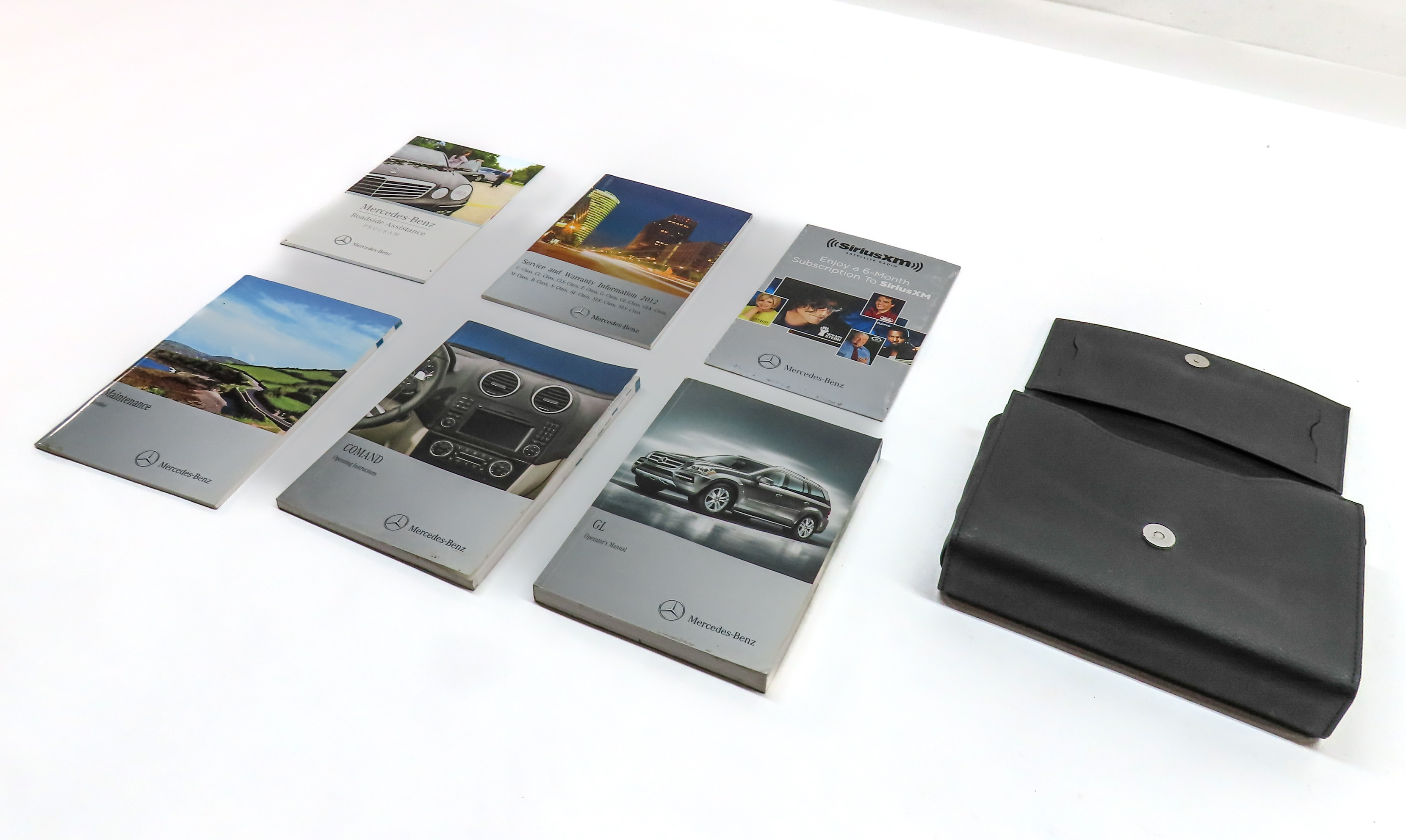 2012 MERCEDES GL350 (X164) 3.0L DIESEL (OM642) ENGINE OWNERS MANUAL BOOKLET SET — exact item pictured